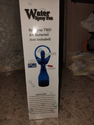 Ventilador spray de agua