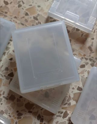 10 cajas transparentes juegos nintendo gameboy