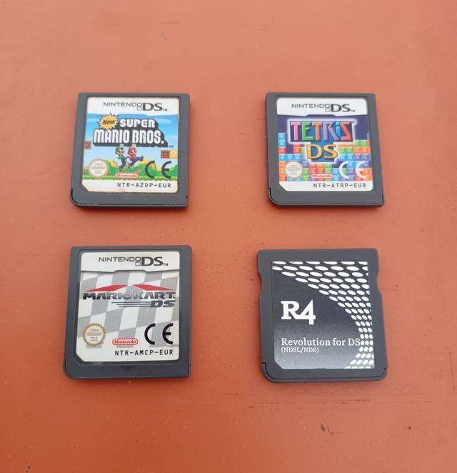 Juegos nintendo ds, mario bros, kart , tetris