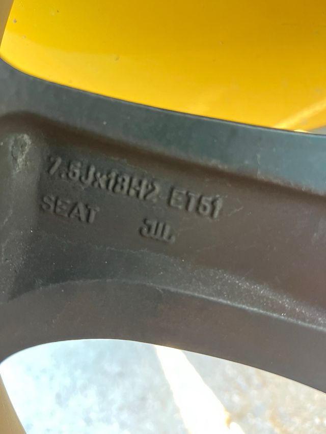 llantas 5x112 bbs seat sport 18” con neumaticos