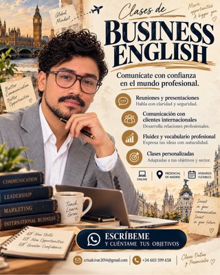 Profesor de inglés & Business and Economics tutor.