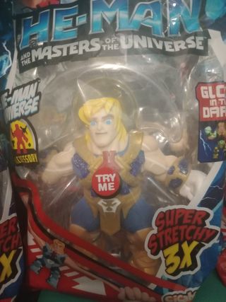 3 personaggi He-man Elastikorps