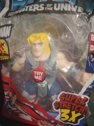 3 personaggi He-man Elastikorps