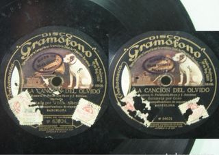 8X DISCO PIZARRA LA VOZ DE SU AMO-GRAMOFONO