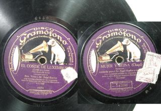 8X DISCO PIZARRA LA VOZ DE SU AMO-GRAMOFONO