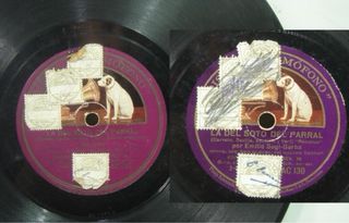 8X DISCO PIZARRA LA VOZ DE SU AMO-GRAMOFONO