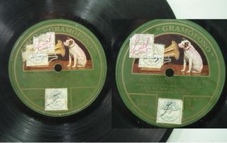 8X DISCO PIZARRA LA VOZ DE SU AMO-GRAMOFONO