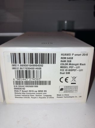 Huawei P smart 2019 para piezas