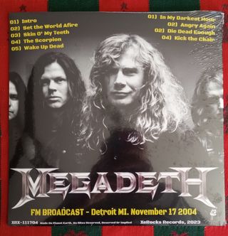 VINILO MEGADETH ANGRY AGAIN
