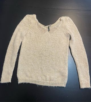 Jersey beige Bershka talla S