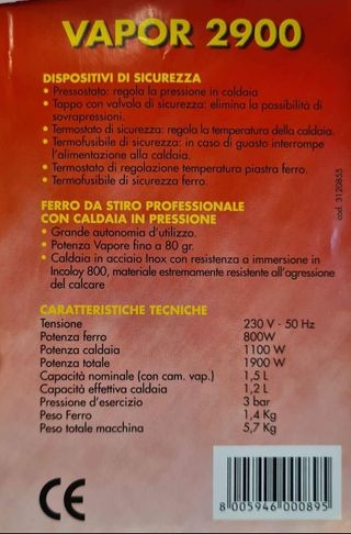 Ferro da stiro Vapor 2900