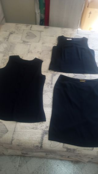 Traje burberry mujer talla 48-50 azul boda ceremon