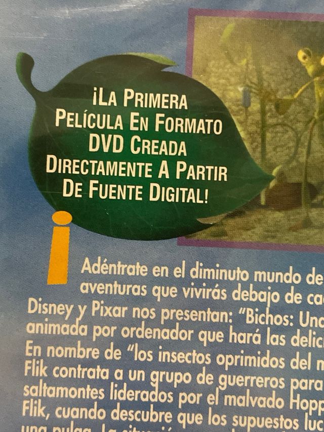 Pixar bichos DVD nuevo precintado ok