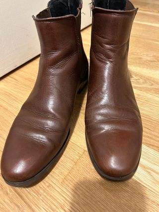 Botines marrones de Zara talla 39