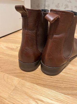 Botines marrones de Zara talla 39