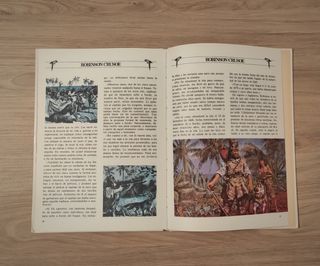 Libro Robinson Crusoe, año 1981