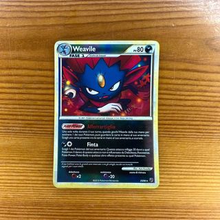 Carta Pokemon Weavile Rara Reverse