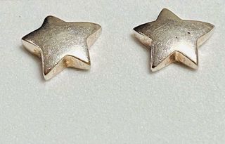 Pendientes de estrellas en plata de ley 925