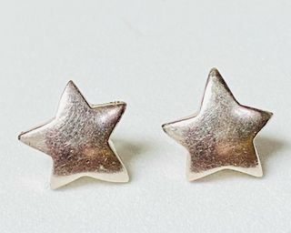 Pendientes de estrellas en plata de ley 925