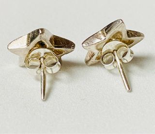 Pendientes de estrellas en plata de ley 925