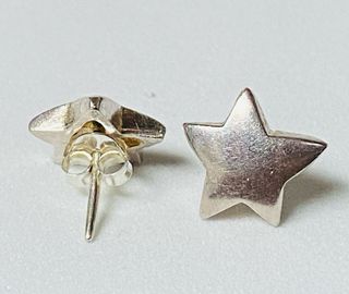 Pendientes de estrellas en plata de ley 925