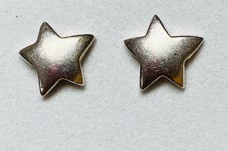 Pendientes de estrellas en plata de ley 925