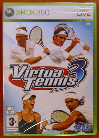 Virtua Tennis 3, SEGA, Xbox 360, Pal-España, NUEVO