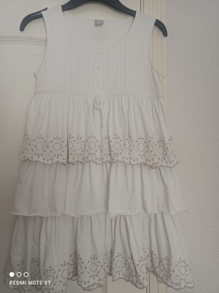 Vestido juvenil blanco