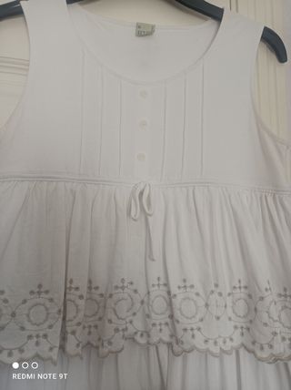 Vestido juvenil blanco