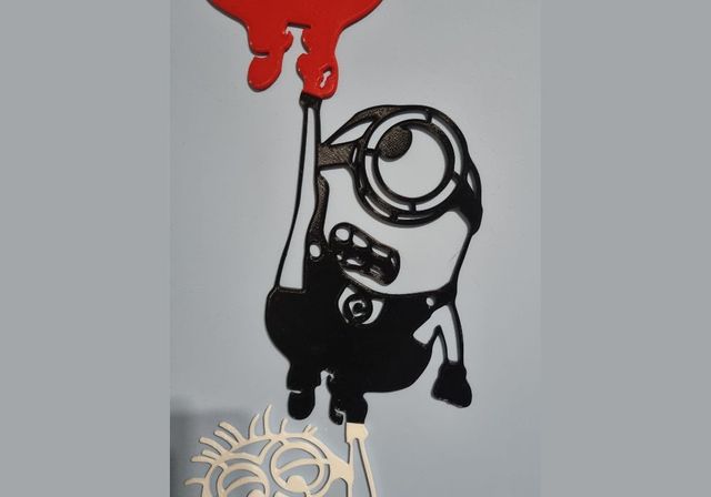 MINIONS:regalo, figura, cuadro,decoración original