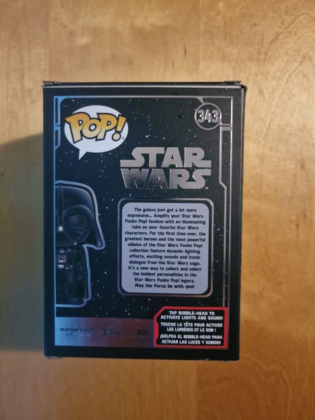 FUNKO DARTH VADER, LUZ Y SONIDO