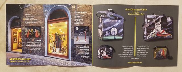 539 - DEPLIANT MOSTRA UMBERTO VERDIROSI - ORVIETO