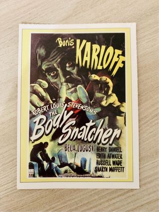 Cartelera / Locandina Boris Carloff Body Snatcher