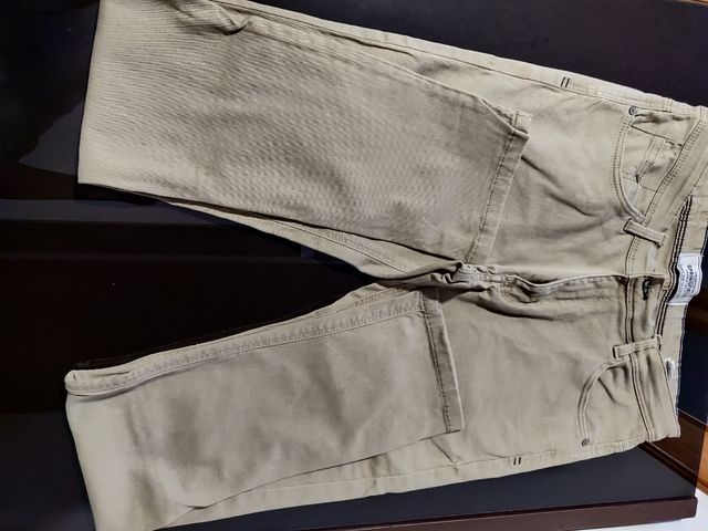 Jeans bege homem Springfield skinny w30