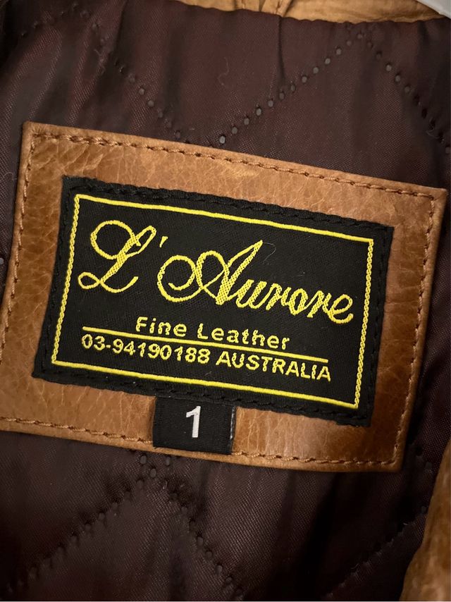 Giacca vintage donna in vera pelle