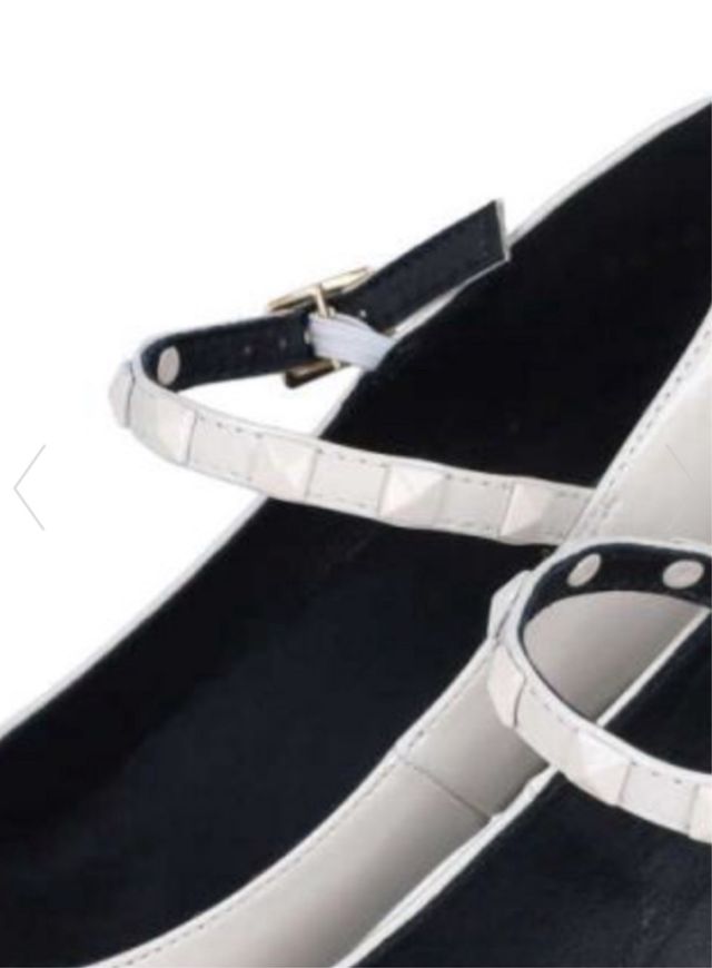 Zapatos de tacón de charol blancos 37 Menbur