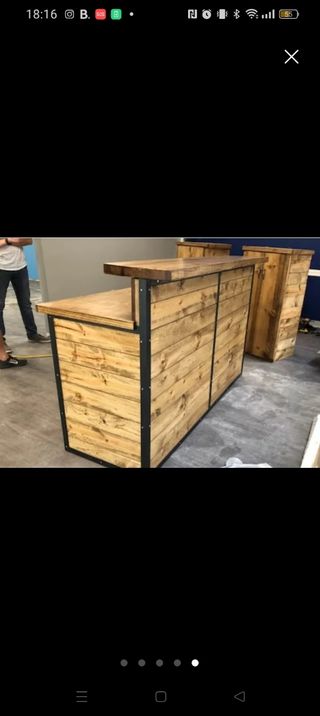 Mostrador,barra de bar,paradas de mercad