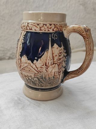 Boccale Birra in ceramica Marzi e Remi