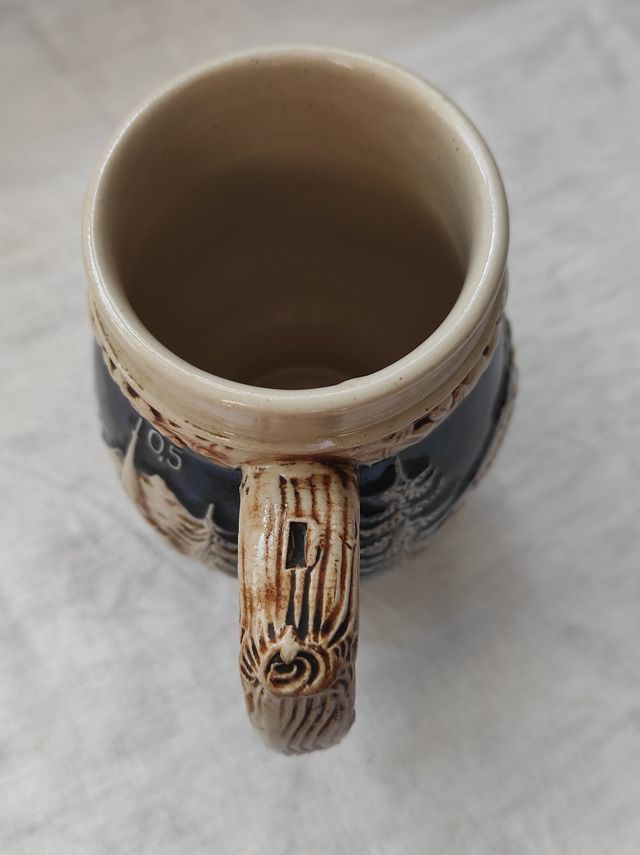 Boccale Birra in ceramica Marzi e Remi