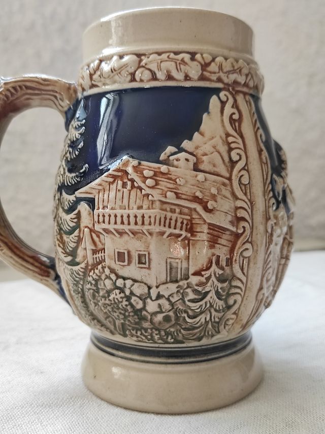 Boccale Birra in ceramica Marzi e Remi