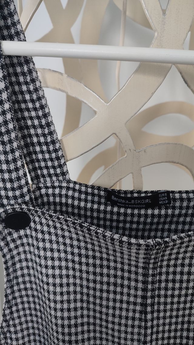 Peto cuadritos Zara Talla S