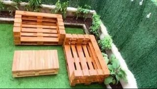 Sofas Jardin, Sofas madera palets