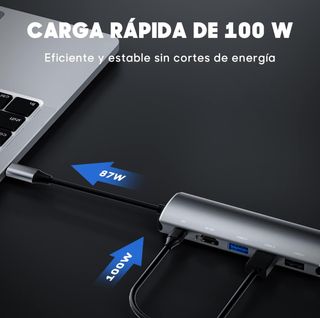 Hub USB tipo C 5 en 1 NUEVO (EOKEX)