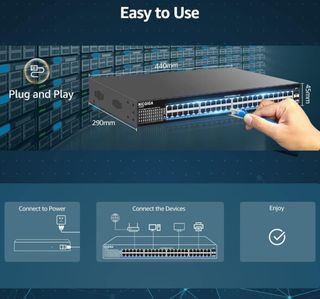 🆕 Switch Ethernet 48 Puertos 