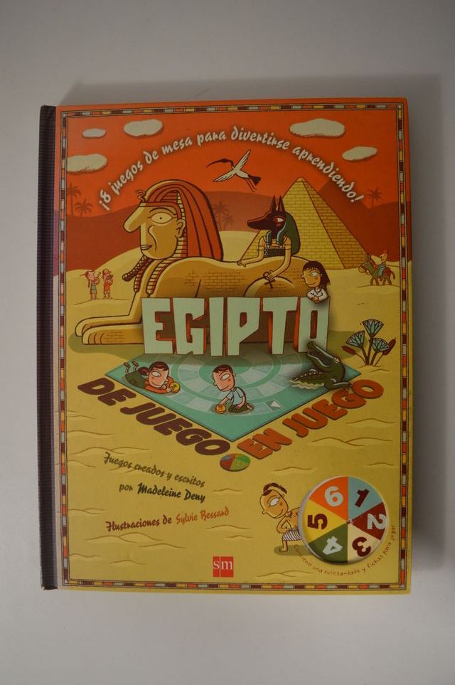 LIBRO JUVENIL DE JUEGO EN JUEGO DE MESA 3 EGIPTO
