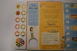 LIBRO JUVENIL DE JUEGO EN JUEGO DE MESA 3 EGIPTO