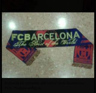 Bufanda nueva del Barça