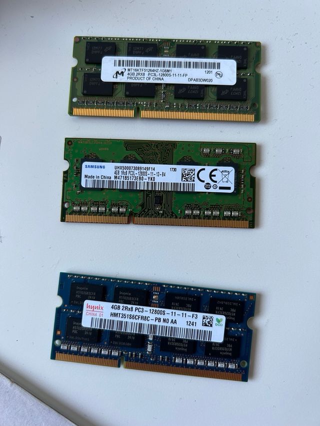 Modulos memoria DDR3 SODIMM
