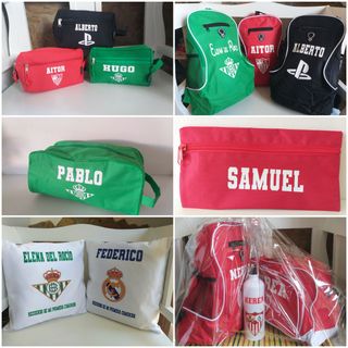 Mochila con tú nombre y logo