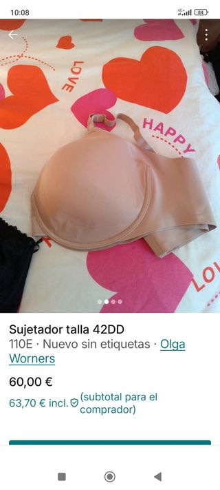 Vendo 3 sujetadores